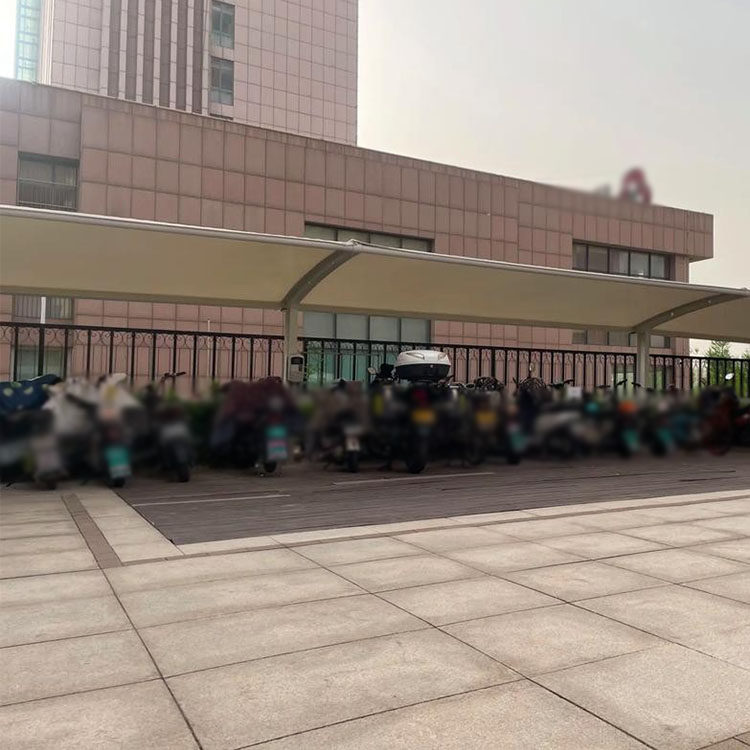 杂多县膜结构电动车棚