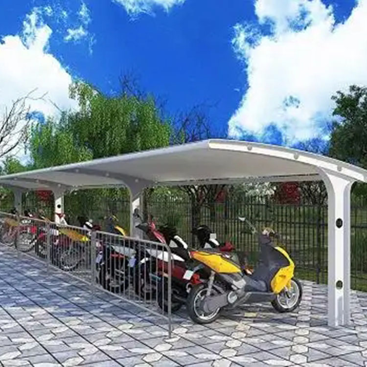 杂多县膜结构电动车棚